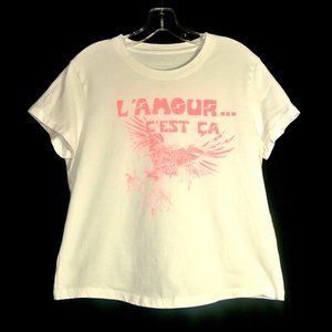 Zadig & Voltaire Azedi Amour T-shirt, Skinny T, Large